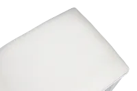 Milan White Vanity Stool