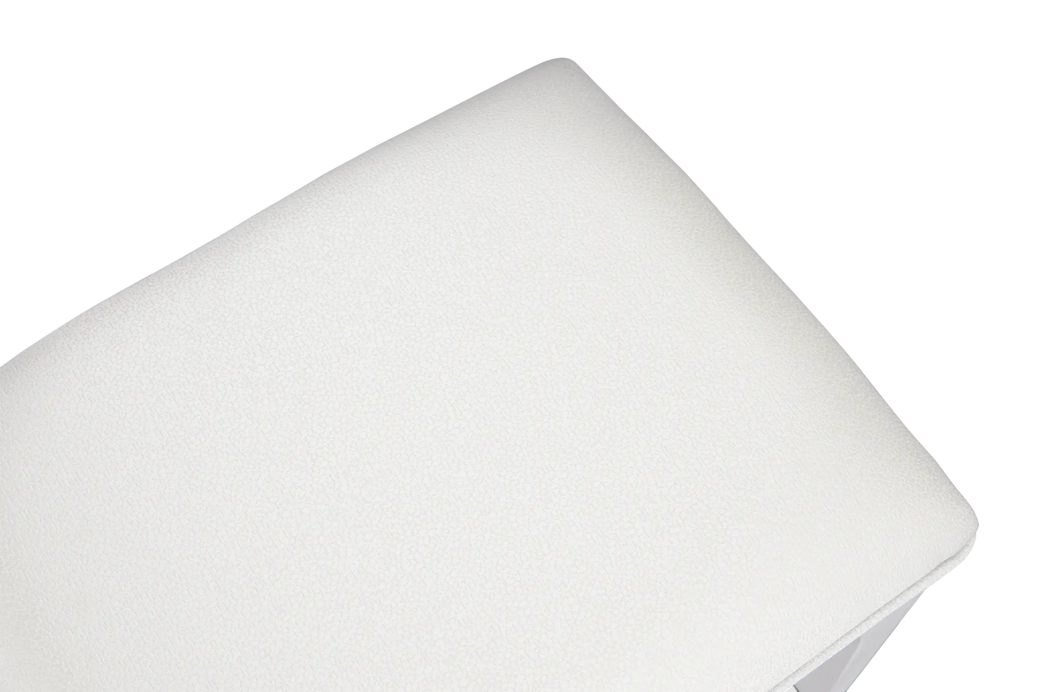 Milan White Vanity Stool Milan White Vanity Stool