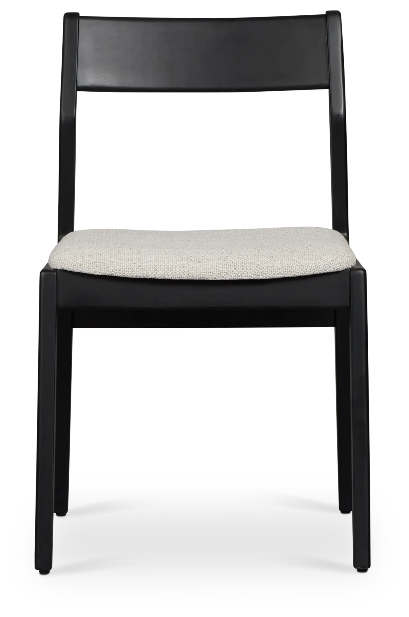 Santorini Black Upholstered Side Chair