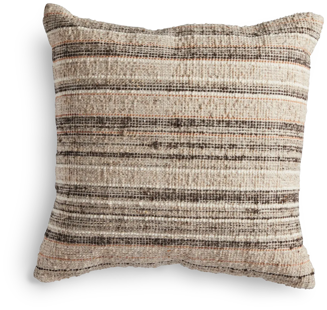 Besse Ivory 22" Accent Pillow