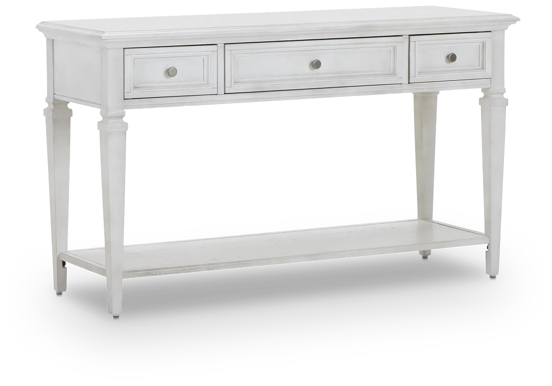 Sonoma Ivory Sofa Table
