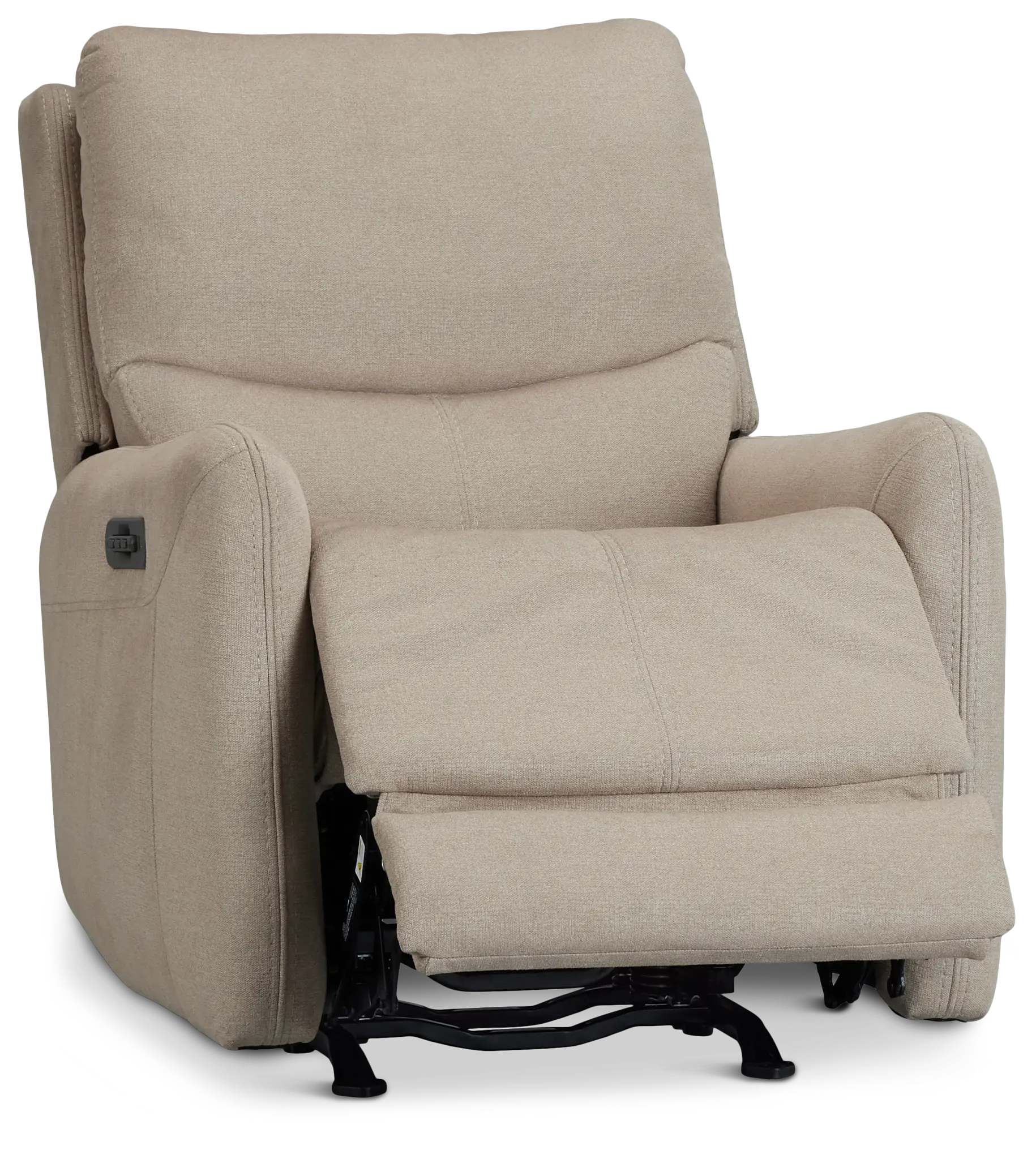 Jonas Khaki Fabric Power Recliner With Heat And Massage Jonas Khaki Fabric Power Recliner With Heat And Massage