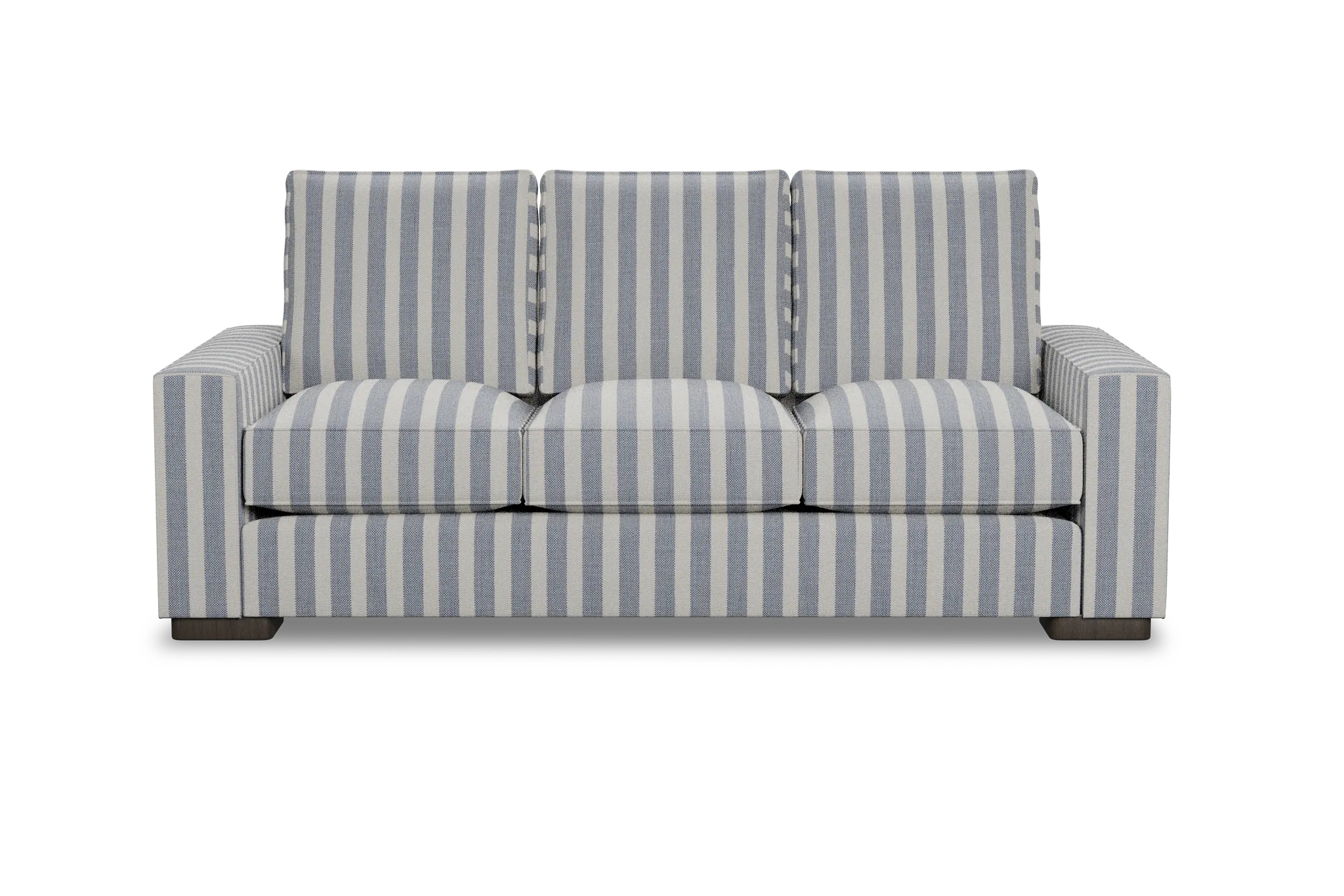 Edgewater Sea Lane Dark Blue 84" Sofa W/ 3 Cushions