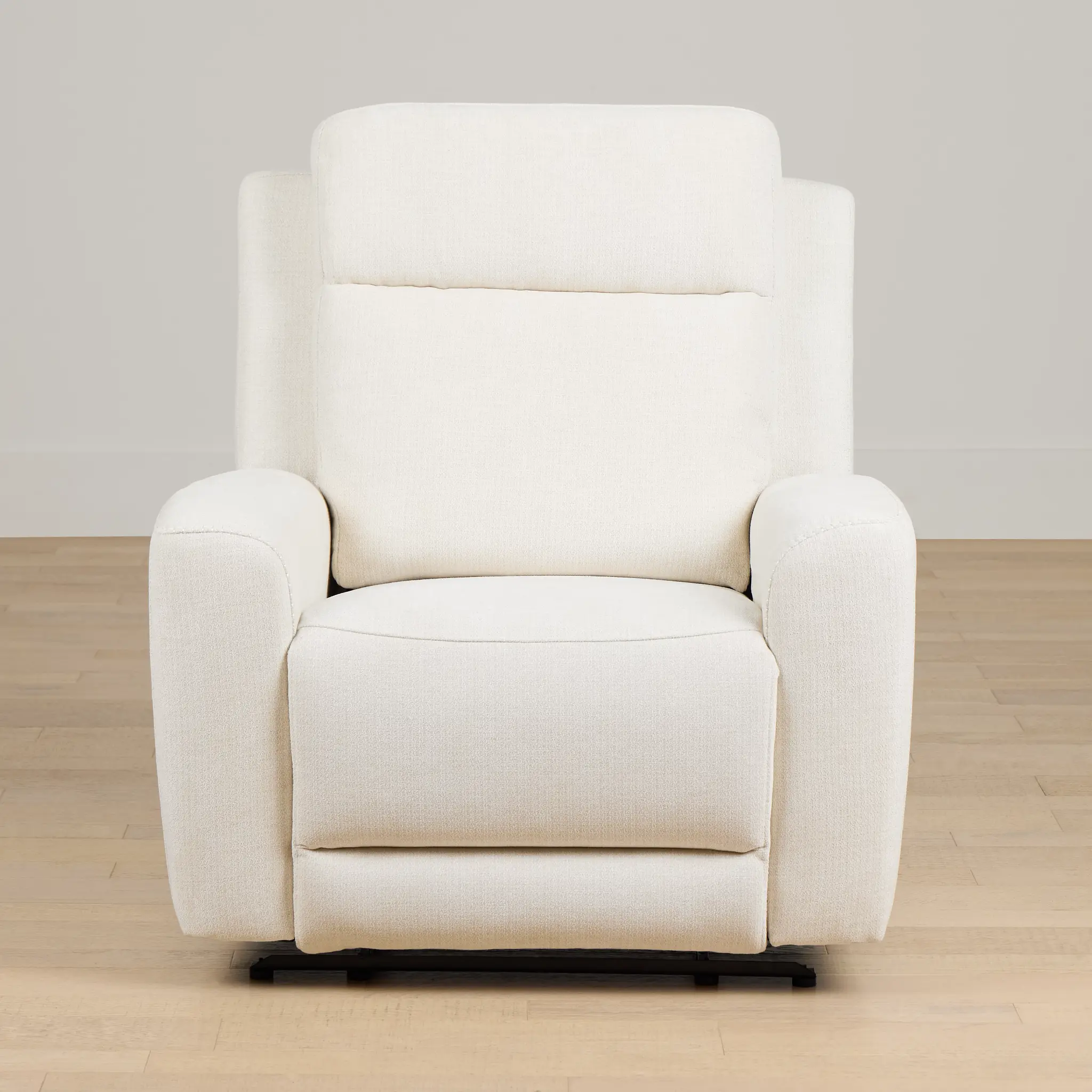 Dean White Fabric Recliner Dean White Fabric Recliner