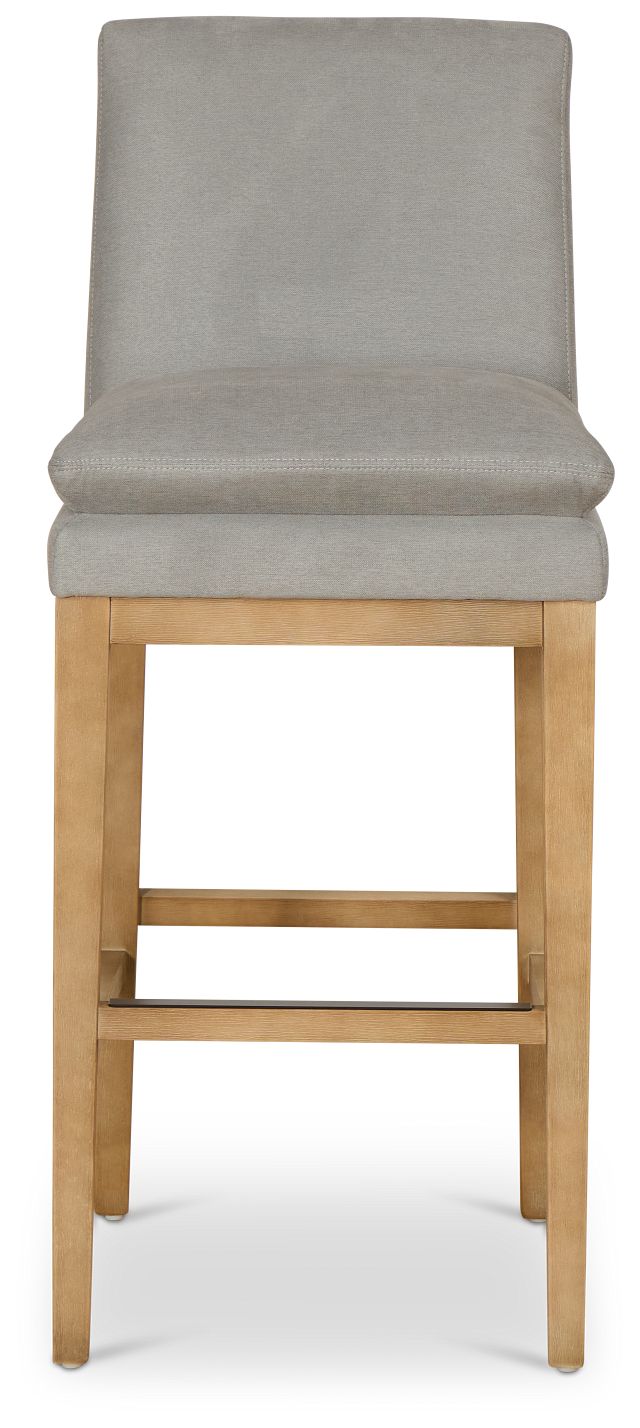 Nixon Gray 30" Upholstered Barstool