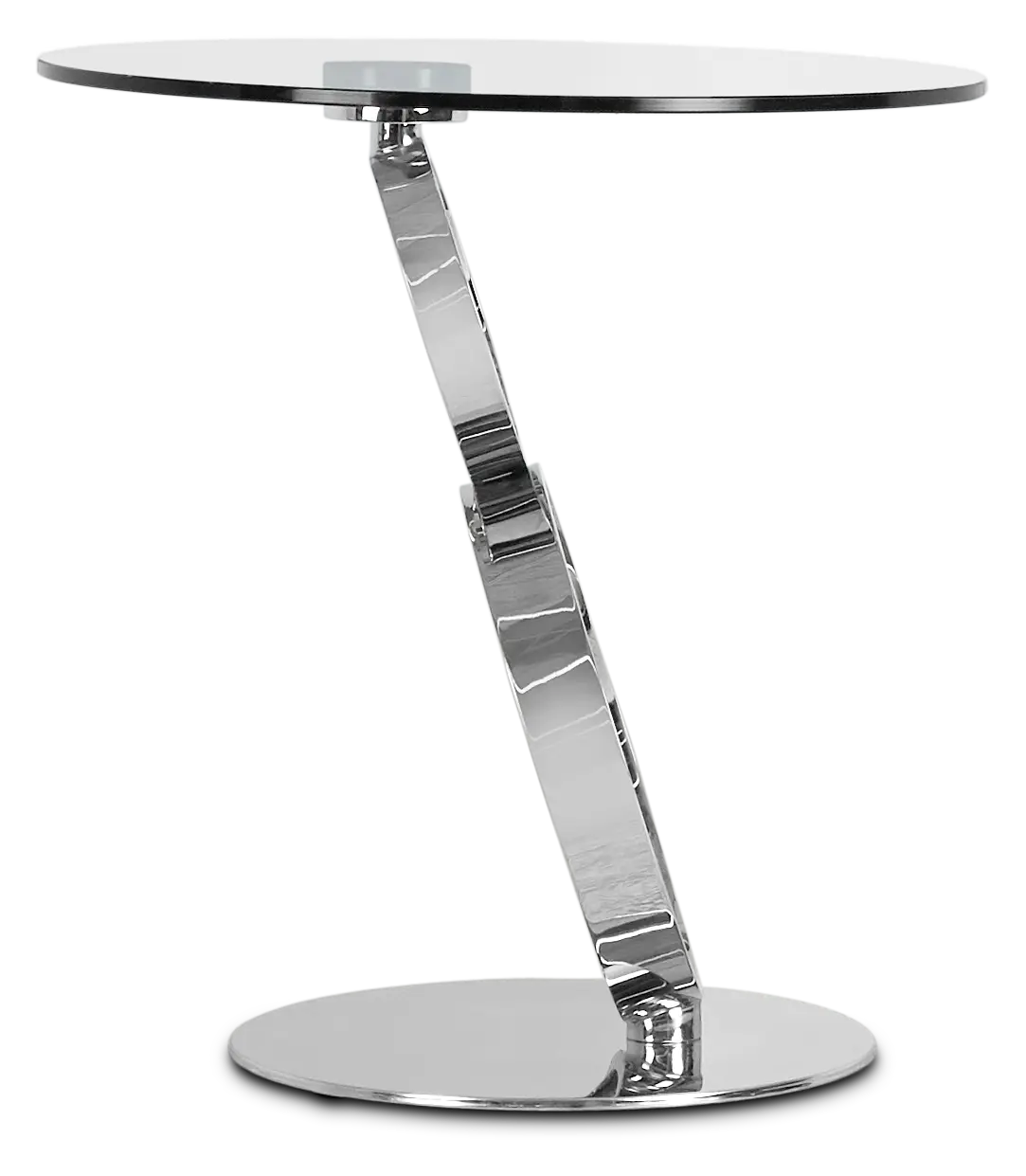 Grafton Glass Round End Table Grafton Glass Round End Table