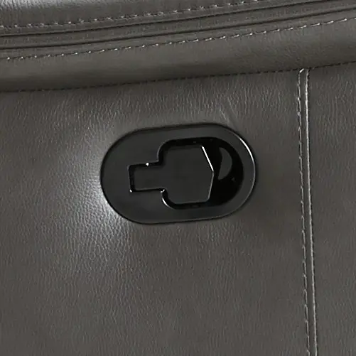 Aiden Dark Gray Leather Swivel Glider Recliner Aiden Dark Gray Leather Swivel Glider Recliner