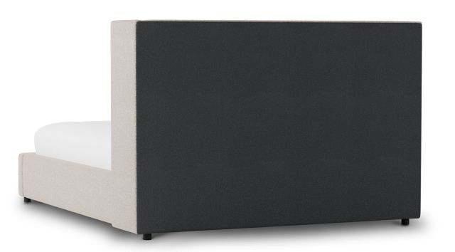 Captiva Elite Taupe 48" Upholstered Shelter Bed