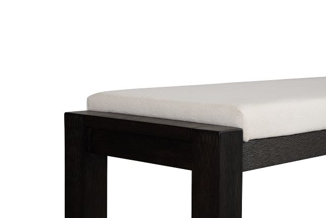 Jackson White Uph Dining Bench