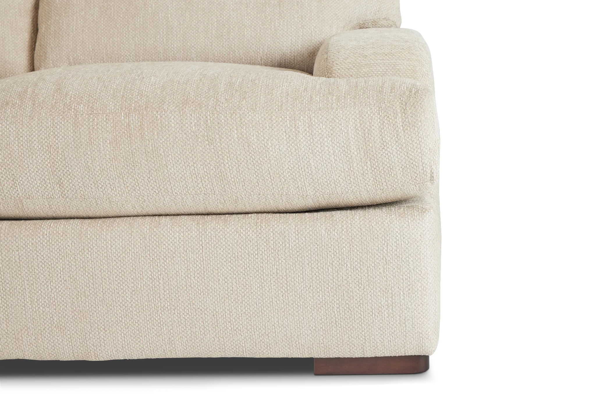 Alpha Beige Fabric Small Two-arm Sectional Alpha Beige Fabric Small Two-arm Sectional