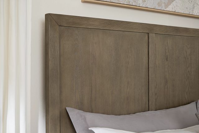 Alden Gray Wood Platform Bed
