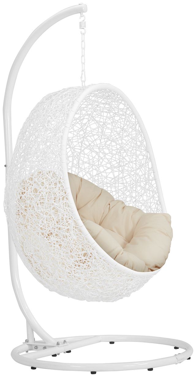 Orchid Light Beige Hanging Chair