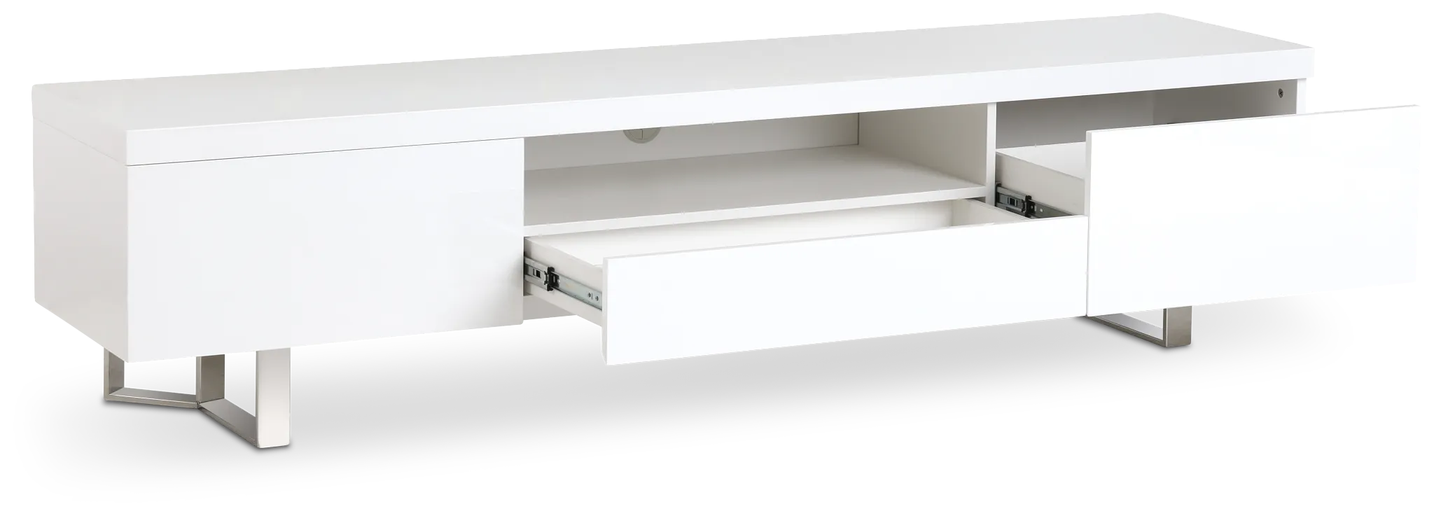 Axel White 78" Tv Stand