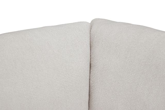 Colby White Micro Left Chaise Sectional