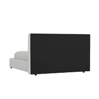 Grayton Peyton White 44" Upholstered Platform Bed