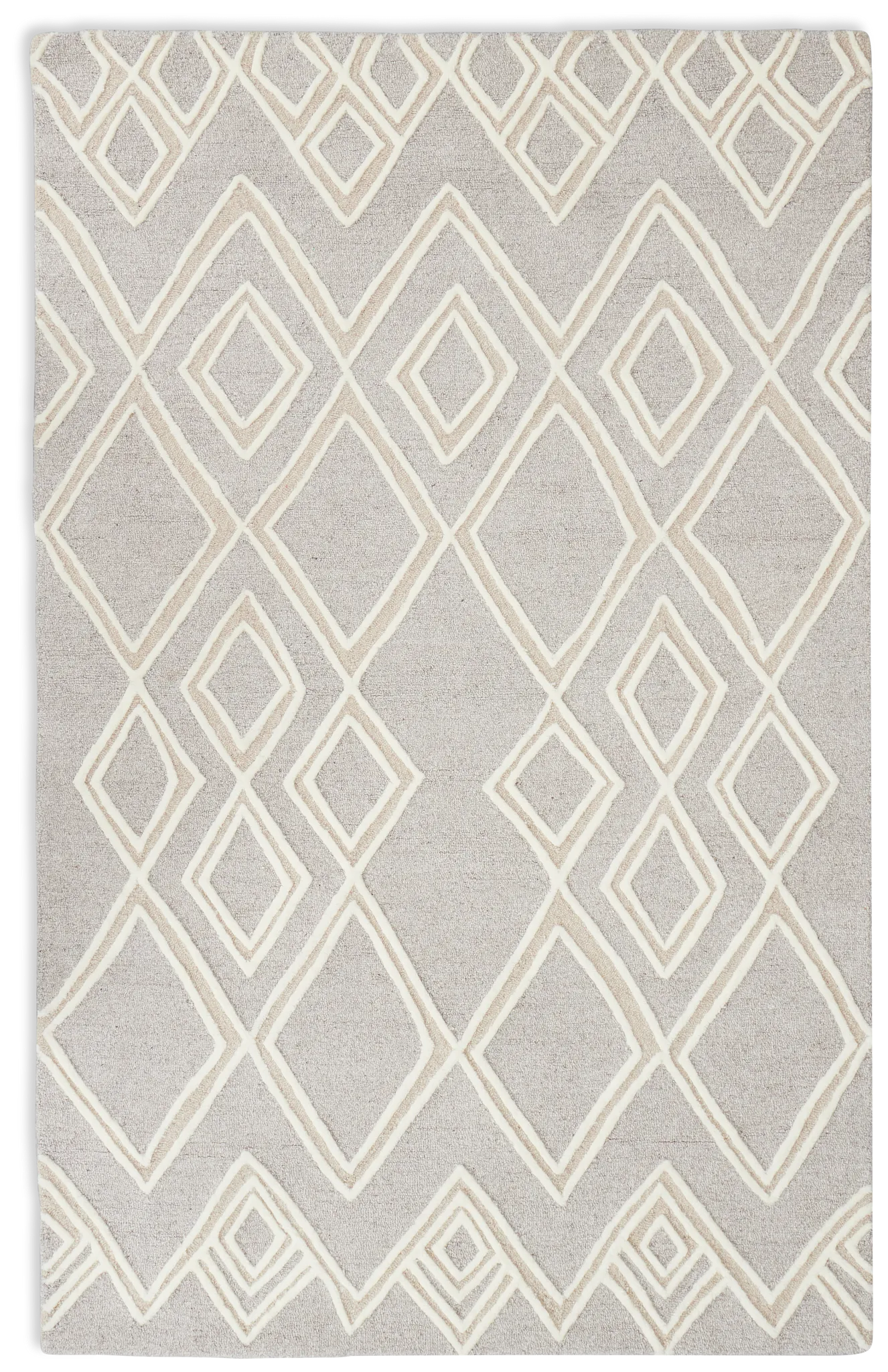 Montal Light Gray 5x8 Area Rug