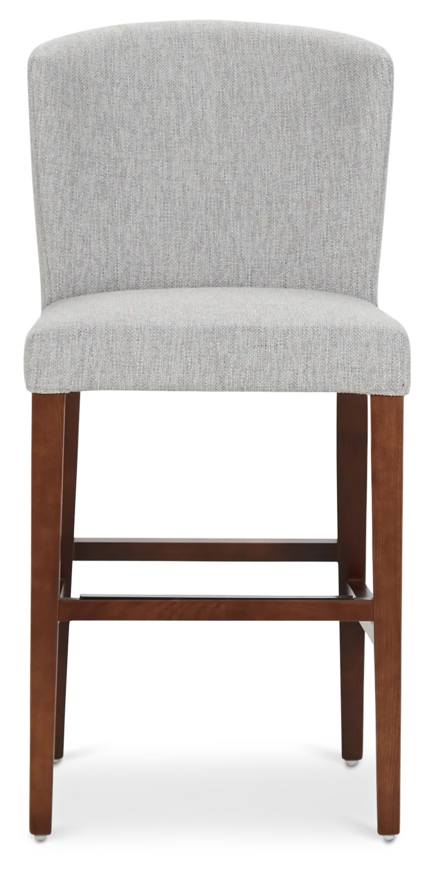 Bentley Light Gray 24" Upholstered Barstool