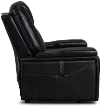 Meta Black Micro Power Recliner