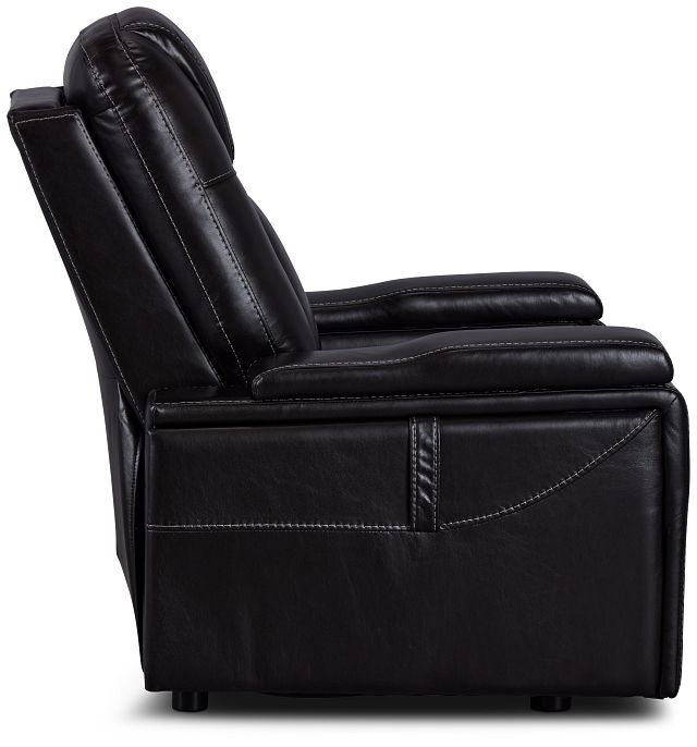 Meta Black Micro Power Recliner