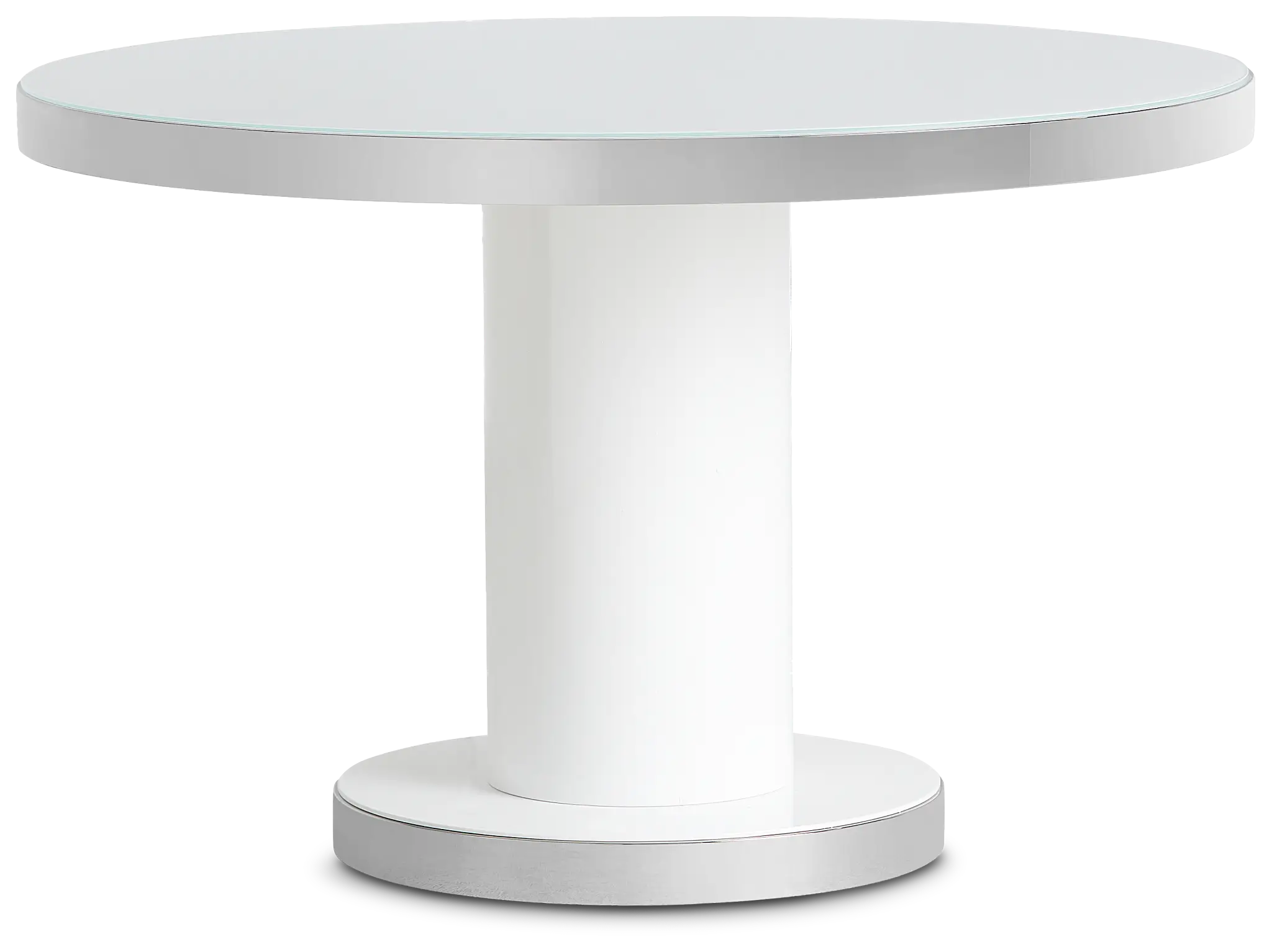 Miami White 47" Round Table Miami White 47" Round Table