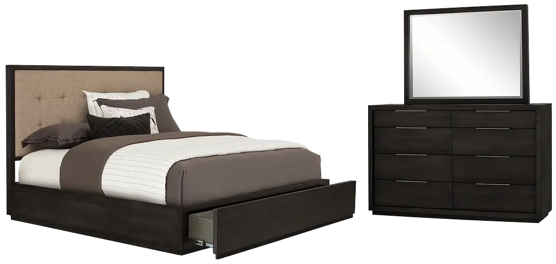 Madden Dark Tone Platform Storage Bedroom Madden Dark Tone Platform Storage Bedroom