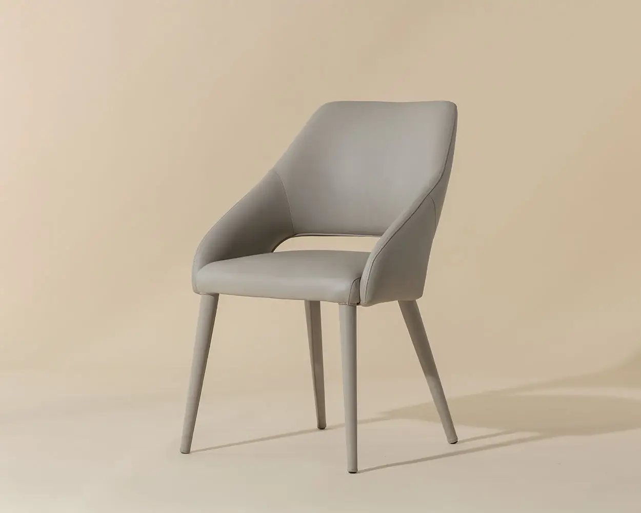 Vannah Light Gray Upholstered Arm Chair Vannah Light Gray Upholstered Arm Chair