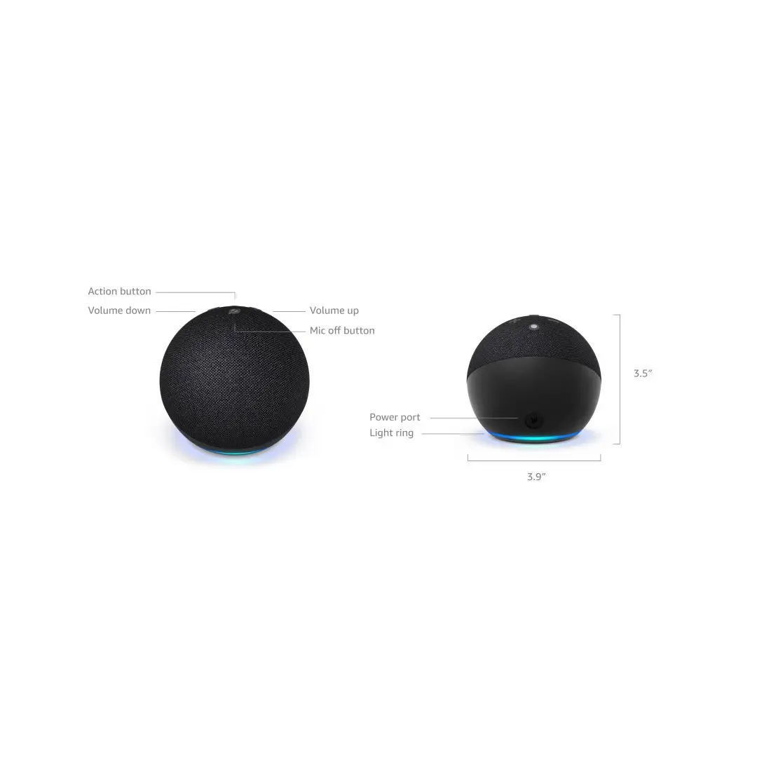 Amazon Echo Dot Charcoal Smart Speaker Amazon Echo Dot Charcoal Smart Speaker