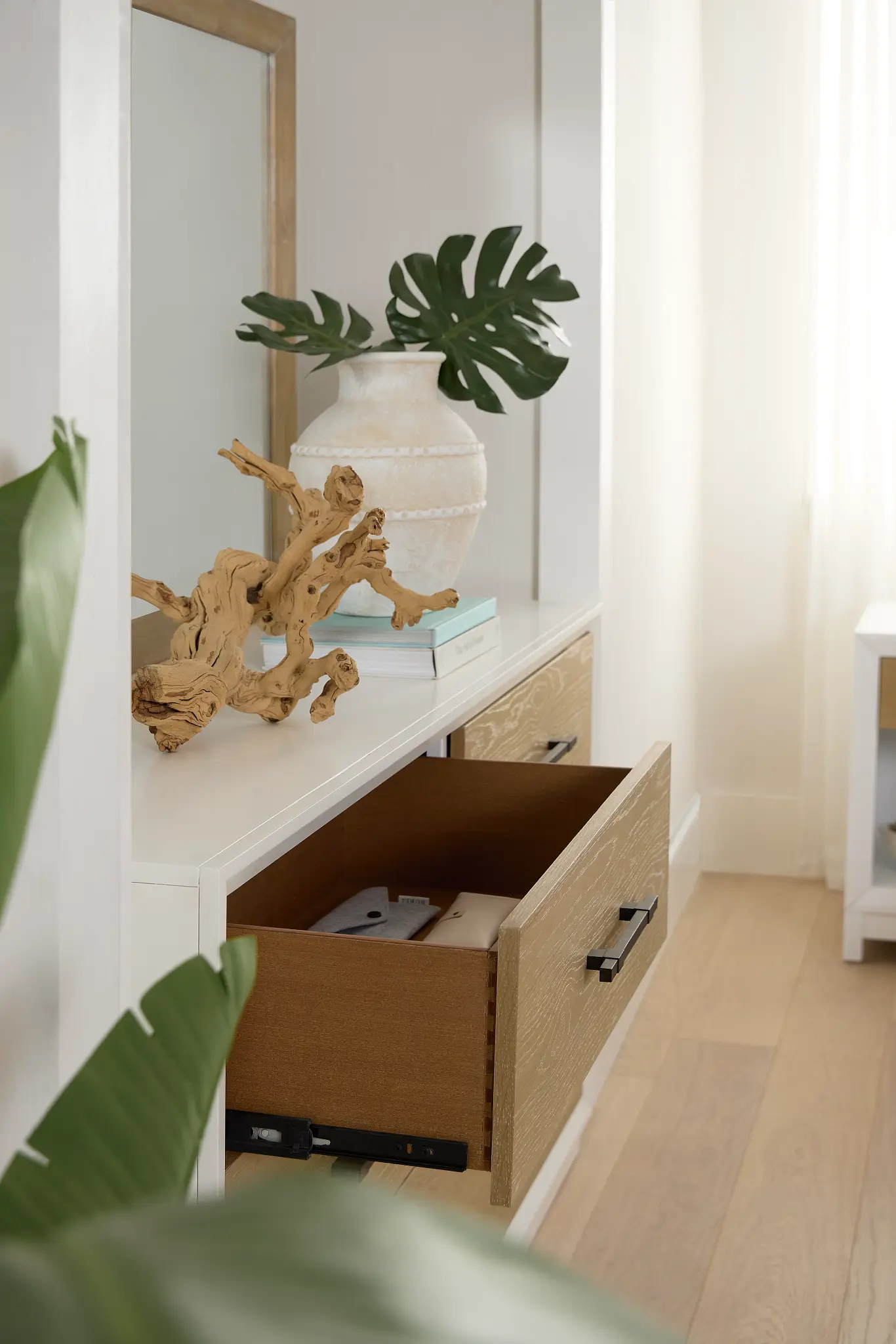 Boca Grande Two-tone Dresser & Mirror Boca Grande Two-tone Dresser & Mirror