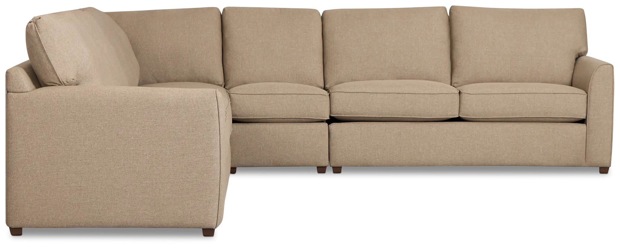 Tate Brown Fabric Large Two-arm Sectional Tate Brown Fabric Large Two-arm Sectional