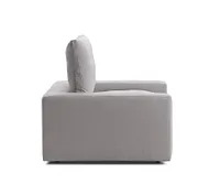 Nixon Light Gray Fabric Chair