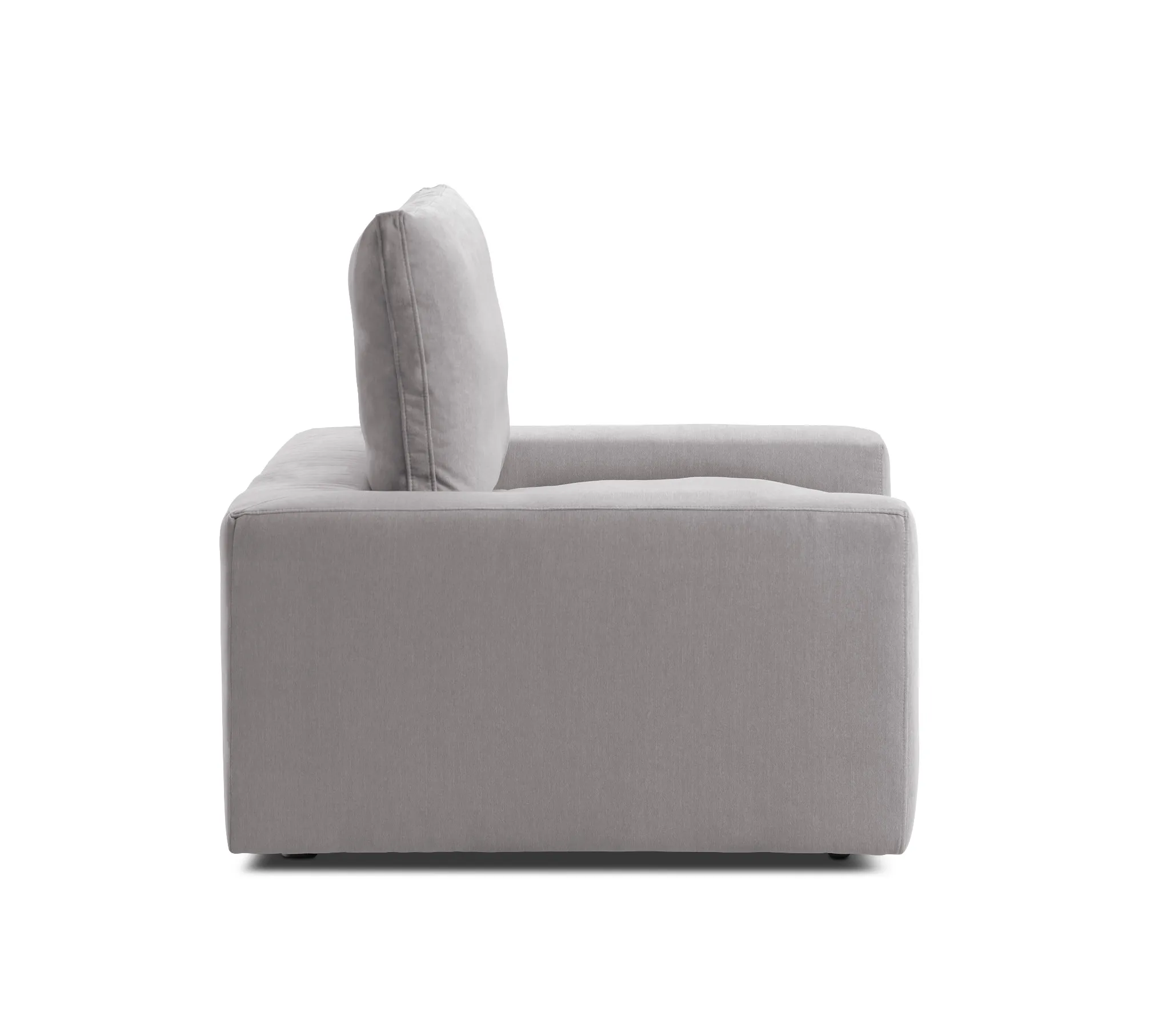 Nixon Light Gray Fabric Chair