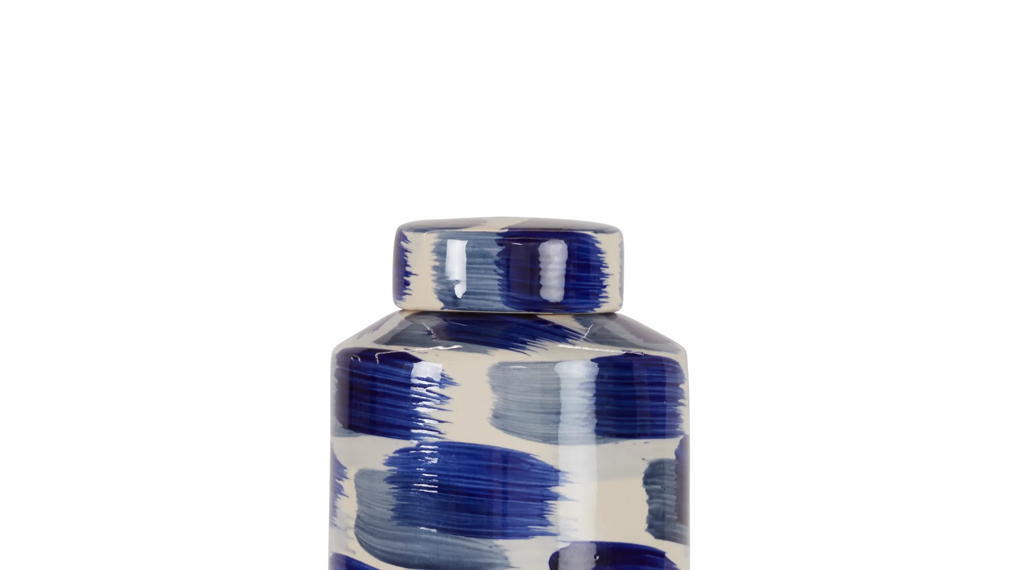 Alula Small Dk Blue Jar