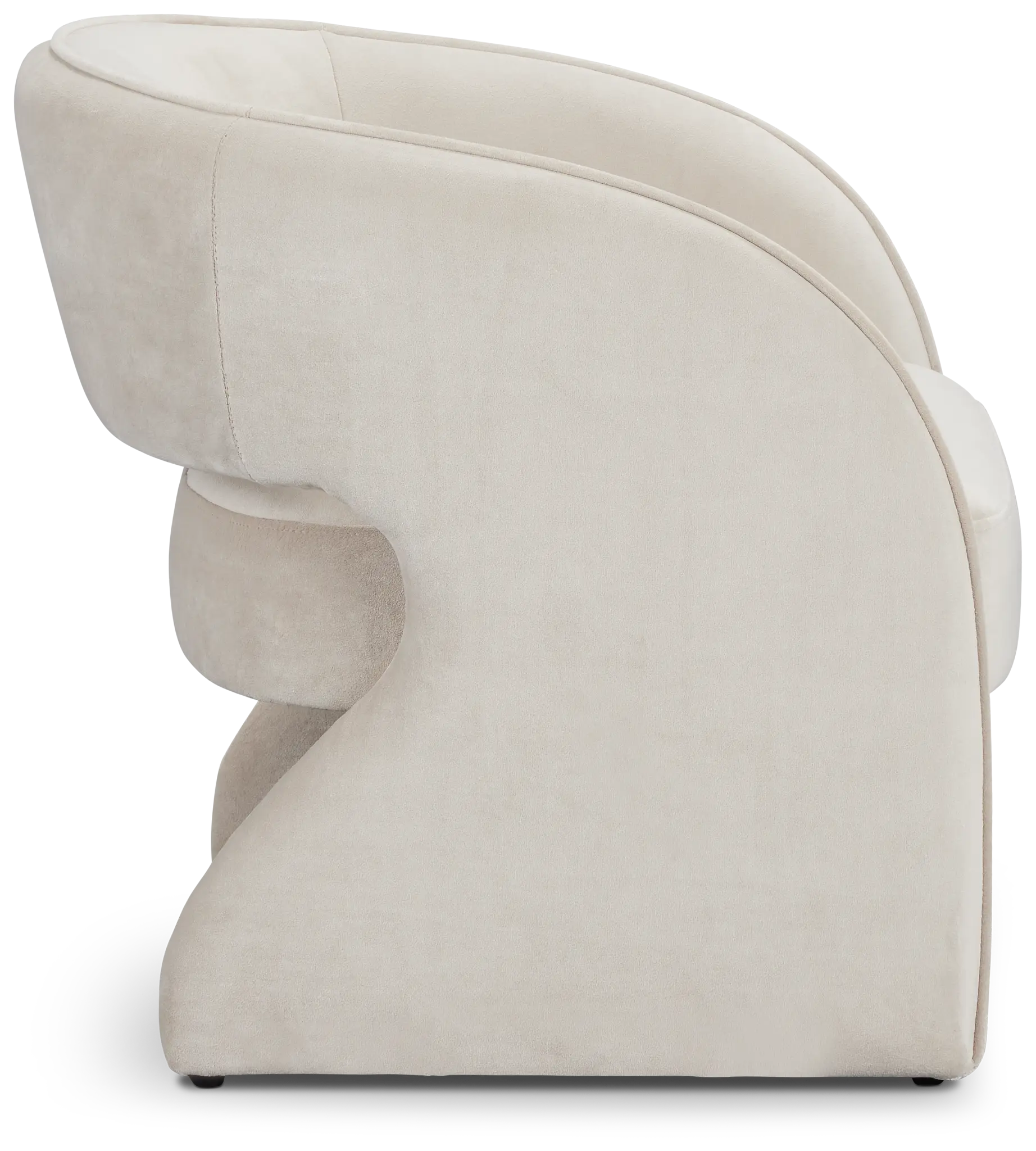 Noel Light Beige Velvet Accent Chair Noel Light Beige Velvet Accent Chair