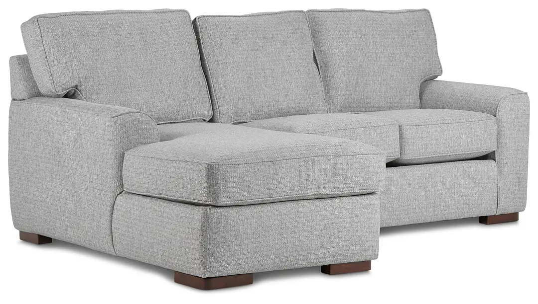 Austin Gray Fabric Left Chaise Sectional Austin Gray Fabric Left Chaise Sectional