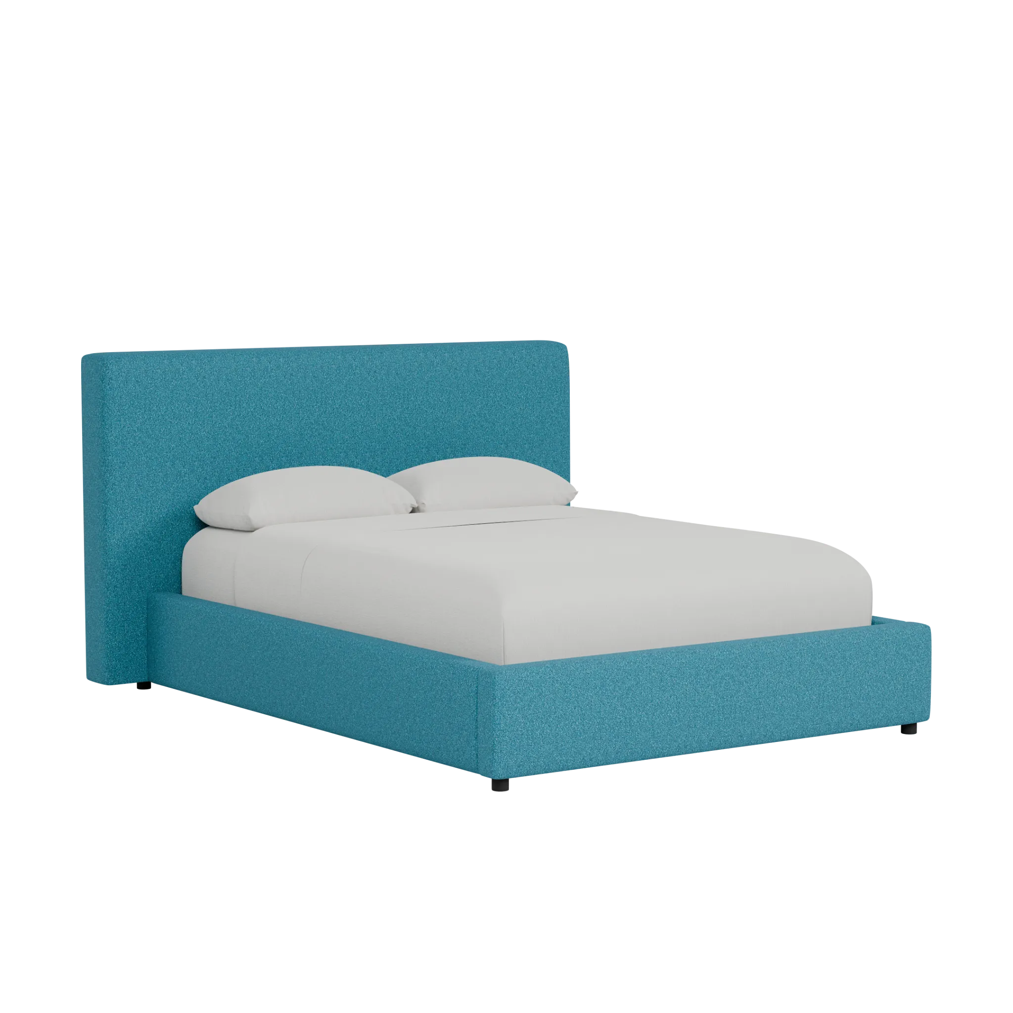 Grayton Elite Teal 44" Upholstered Platform Bed