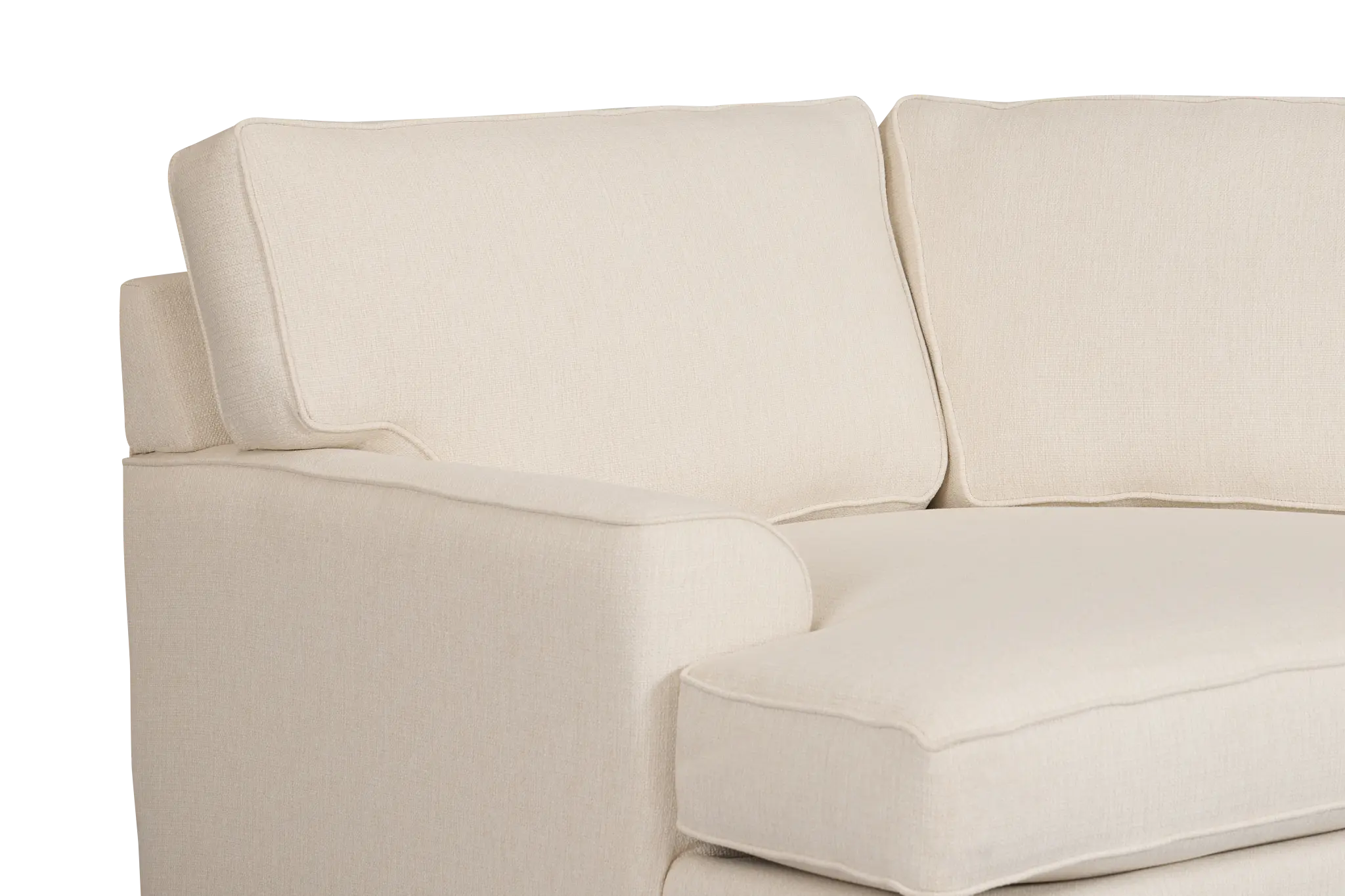 Sinclair Light Beige Fabric Left Cuddler Innerspring Sleeper Sectional Sinclair Light Beige Fabric Left Cuddler Innerspring Sleeper Sectional