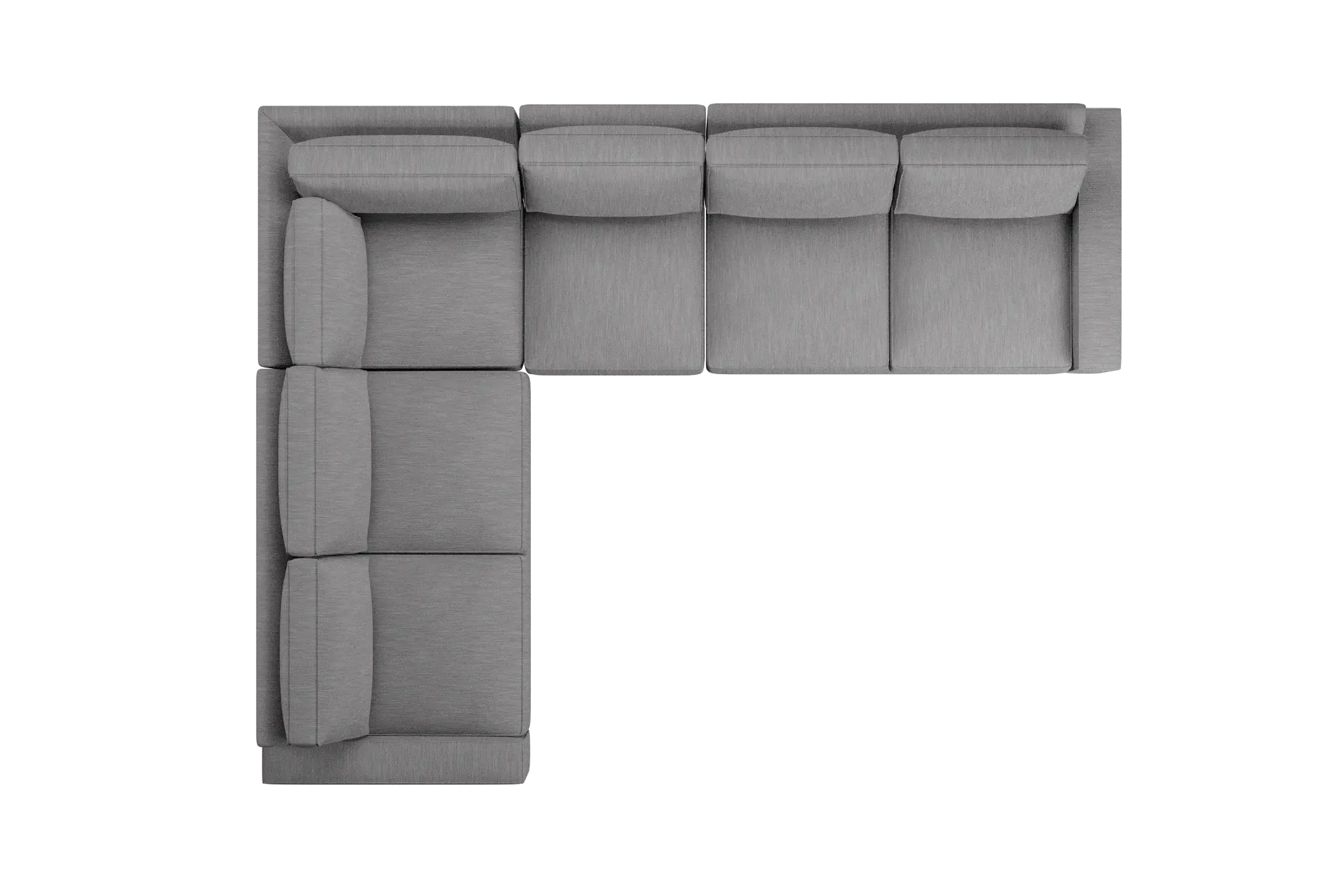 Edgewater Revenue Gray Medium Two-arm Sectional Edgewater Revenue Gray Medium Two-arm Sectional