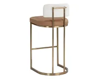 Faye Brown 30" Upholstered Barstool