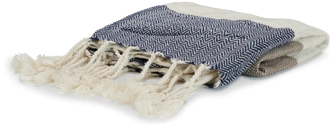 Ciel Bluestripe 50"x 60" Throw