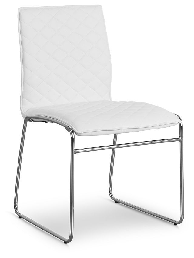Skyline White Metal Side Chair (1)