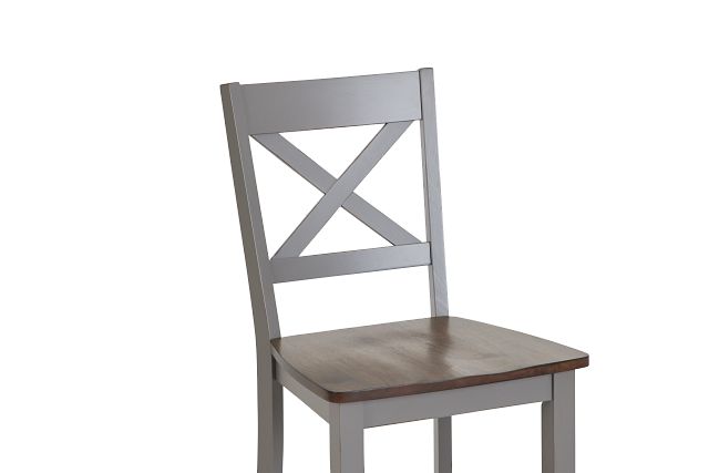 Sumter Gray 24" Wood Barstool