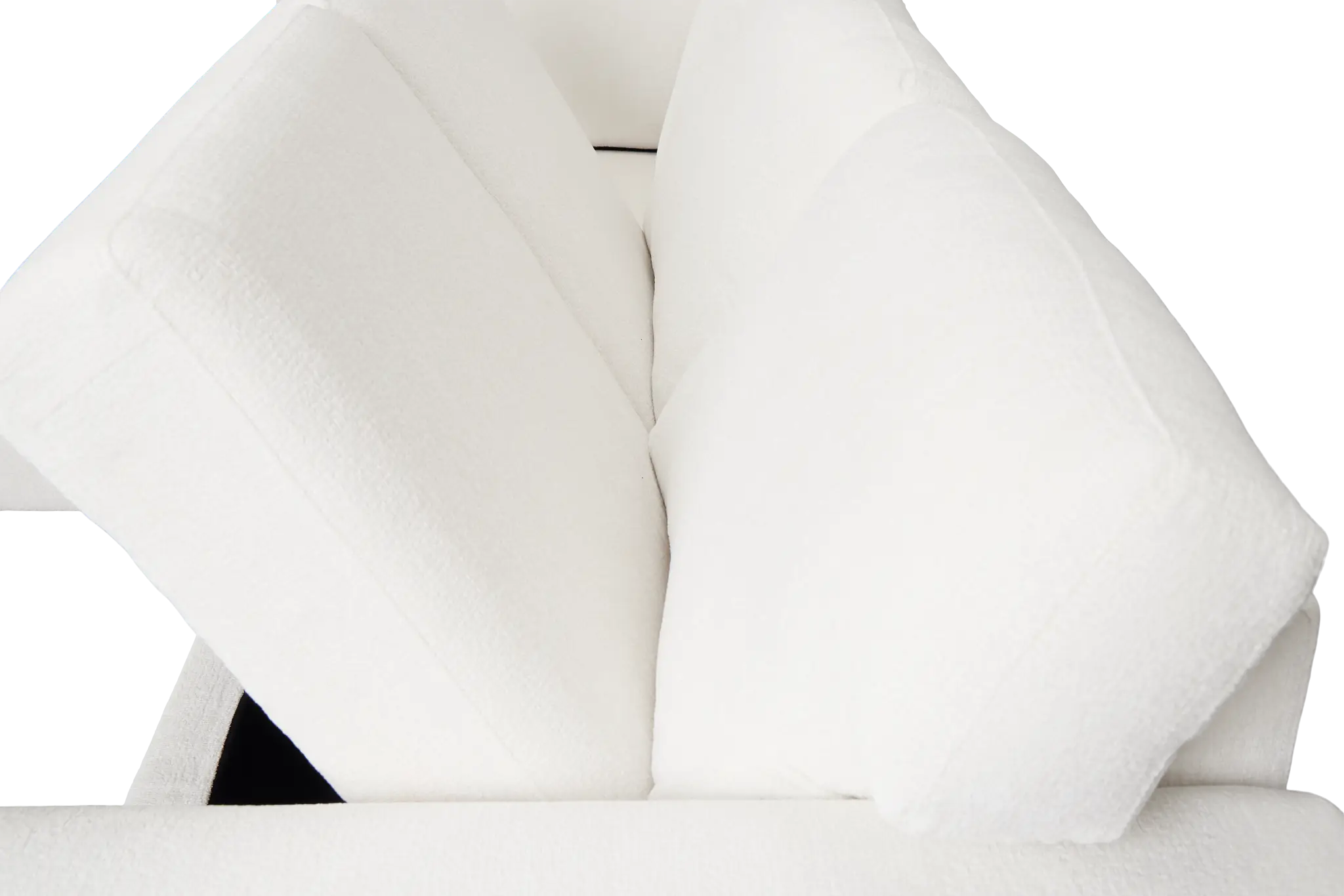 Everly White Fabric Small 2-arm Storage Sectional Everly White Fabric Small 2-arm Storage Sectional