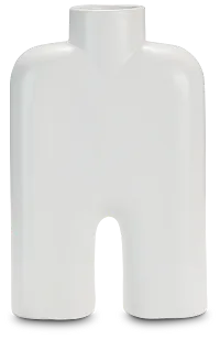 Teya White Medium Vase