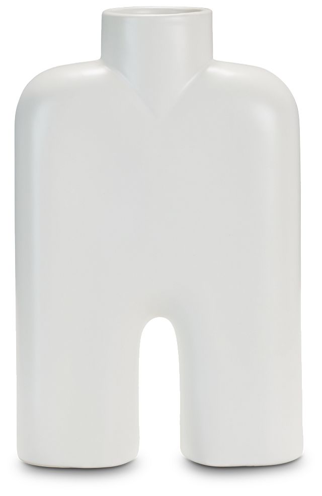 Teya White Medium Vase