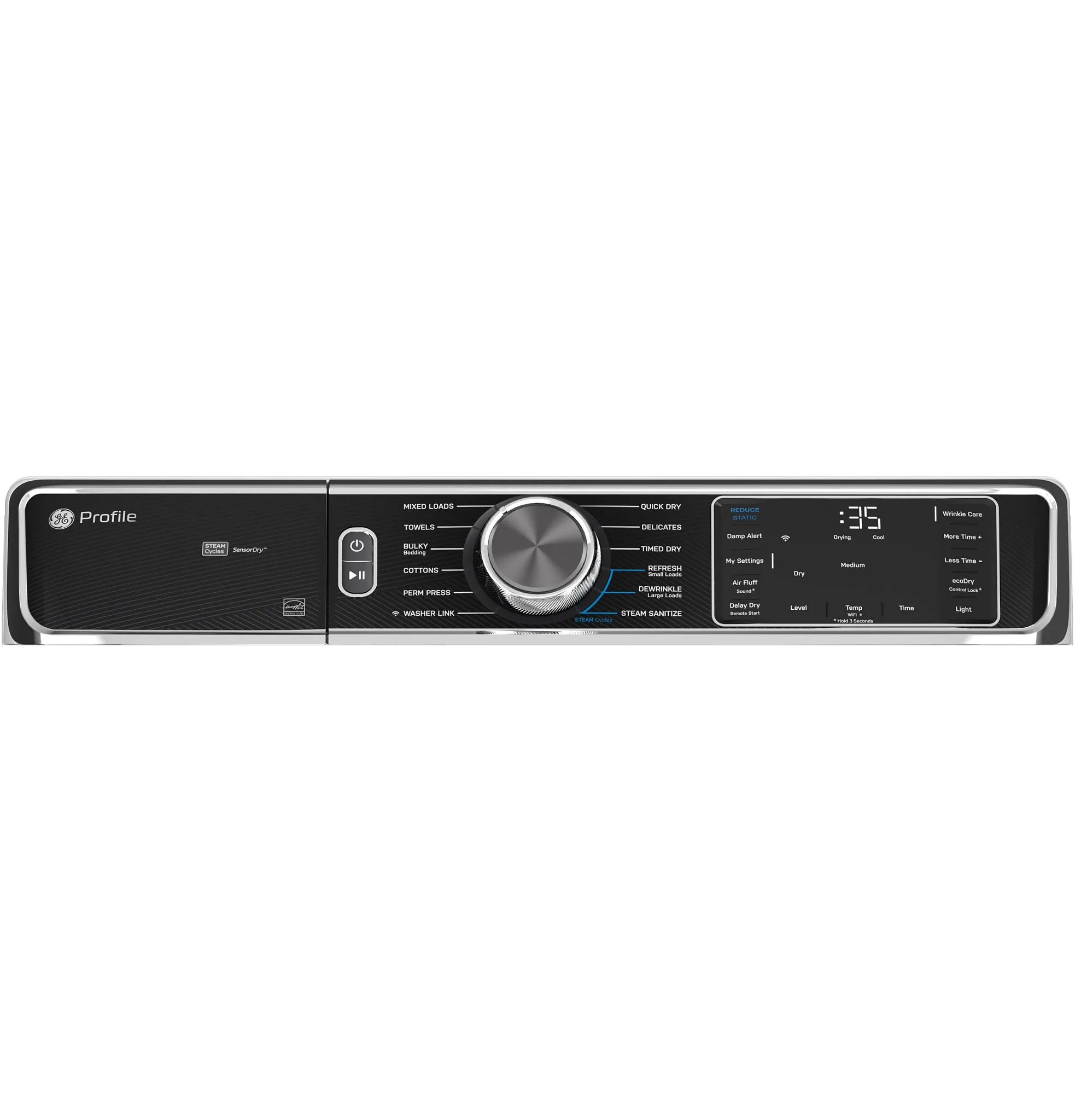 Ge Profile 87 Series White Front Load Electric Dryer