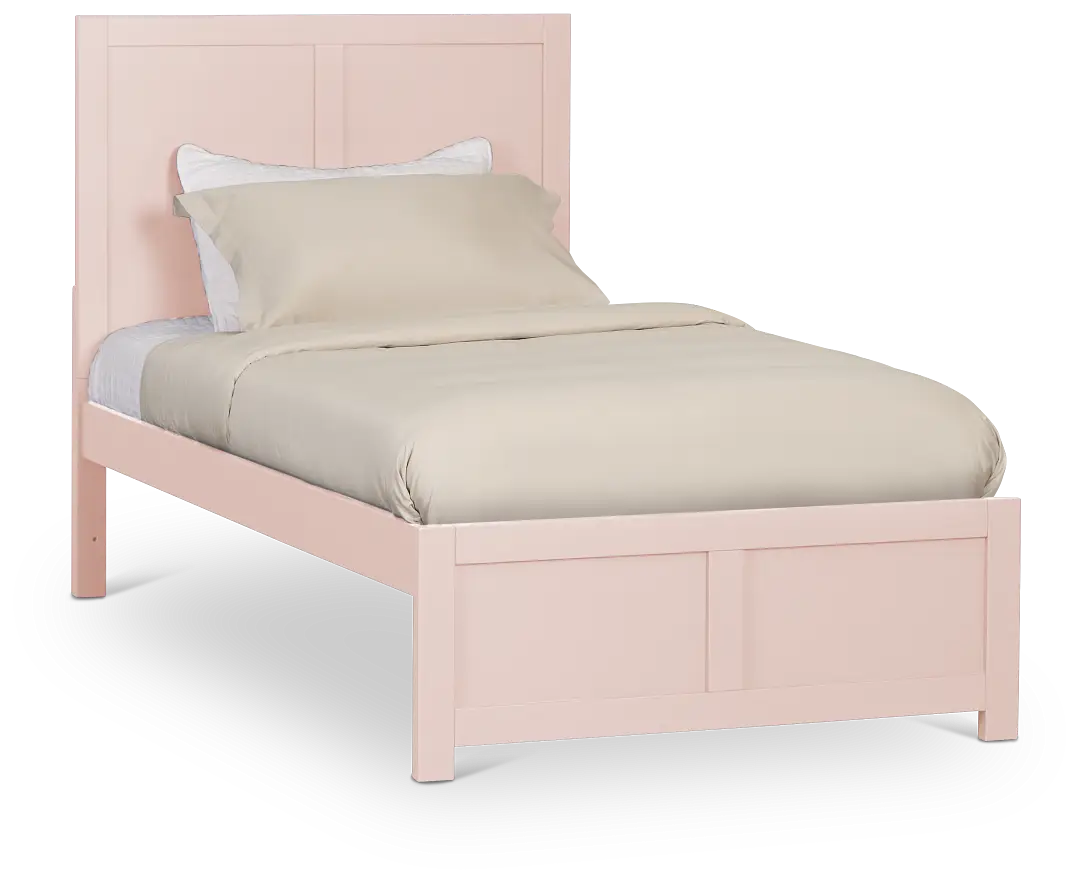 Charleston Pink Panel Bed Charleston Pink Panel Bed