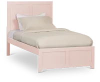 Charleston Pink Panel Bed