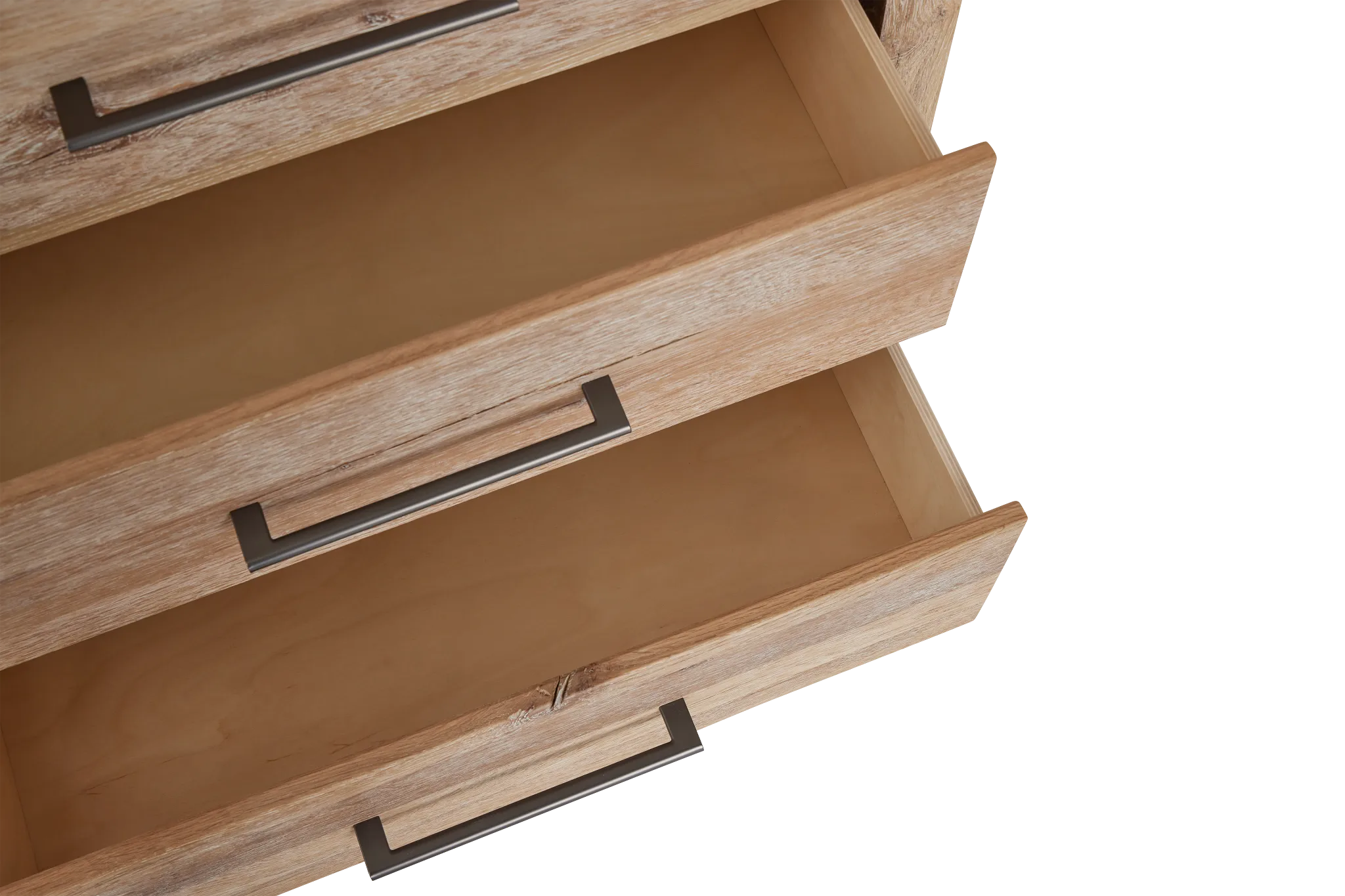 Salt Lake Light Tone Dresser & Mirror