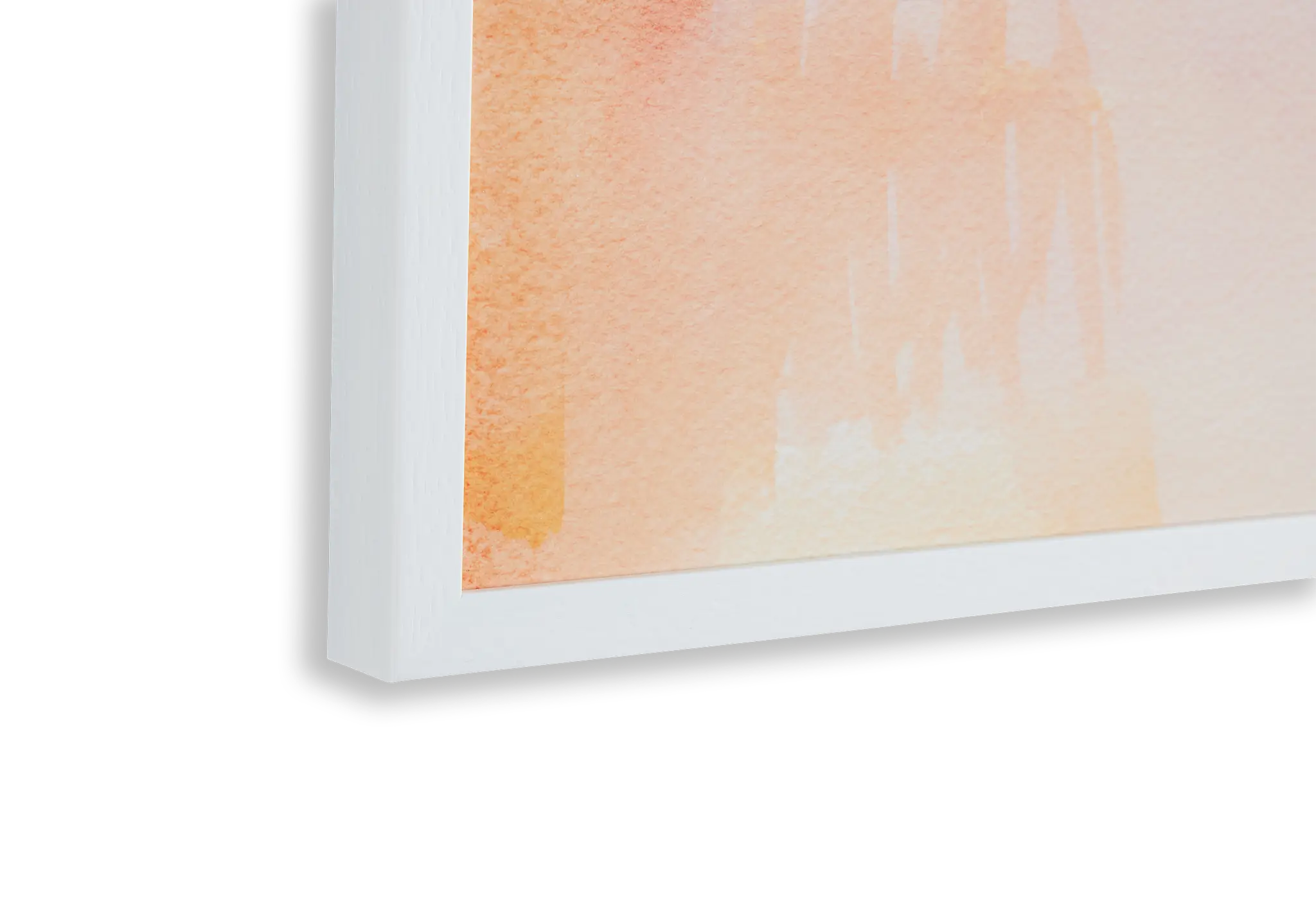 Brodie Orange Framed Wall Art Brodie Orange Framed Wall Art