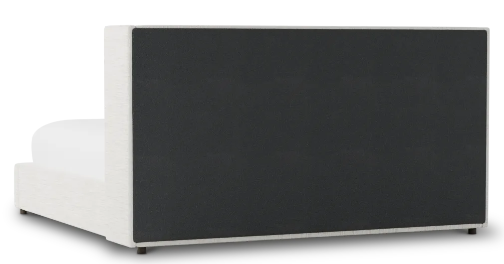 Captiva Maguire Ivory 48" Upholstered Shelter Bed